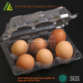 Bandejas de huevos de gallina de plástico transparente